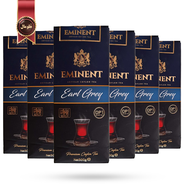 چای امیننت eminent مدل ارل گری earl grey op1 وزن 500 گرم بسته 6 عددی